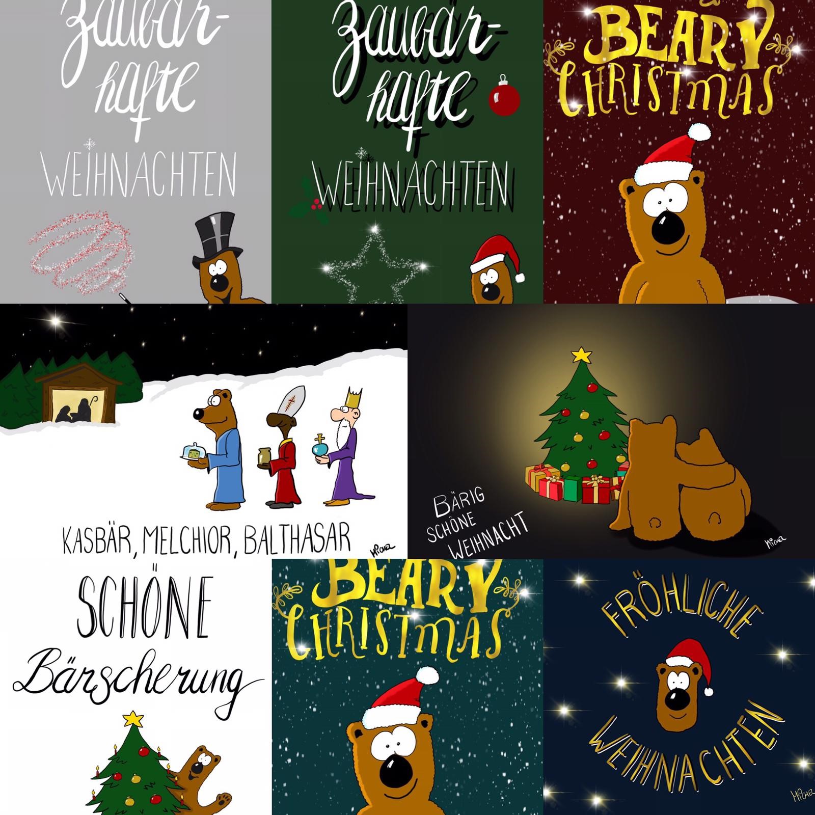 Michels Weihnachtspostkarten (10er Pack)