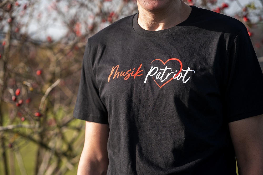 MusikPatriot T-Shirt Classic mit Logo (High Quality)